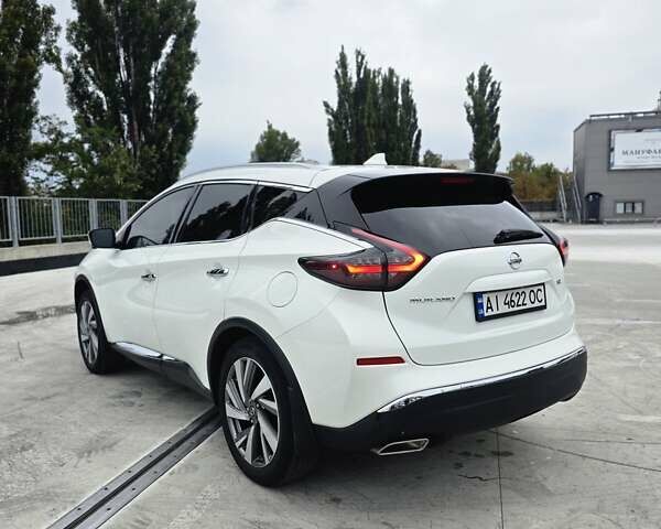 Белый Ниссан Мурано, объемом двигателя 3.5 л и пробегом 82 тыс. км за 21000 $, фото 4 на Automoto.ua