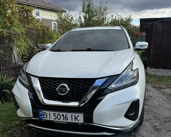 Белый Ниссан Мурано, объемом двигателя 3.5 л и пробегом 74 тыс. км за 20500 $, фото 1 на Automoto.ua