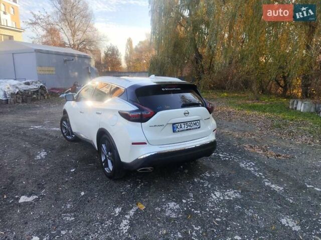Белый Ниссан Мурано, объемом двигателя 3.5 л и пробегом 91 тыс. км за 22000 $, фото 4 на Automoto.ua