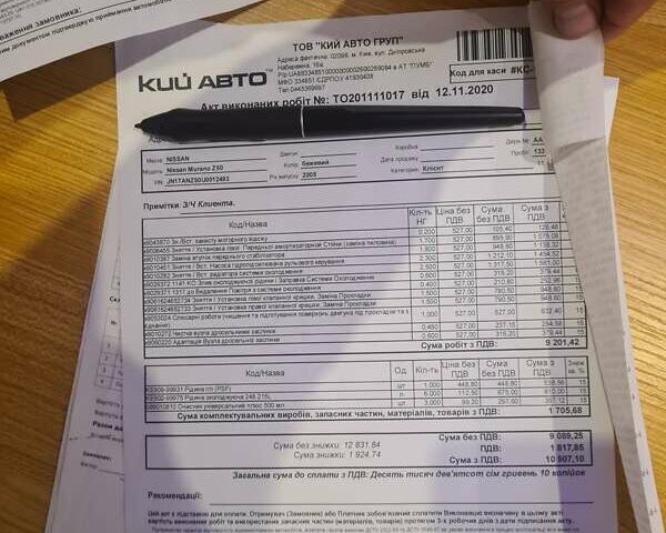Бежевый Ниссан Мурано, объемом двигателя 3.5 л и пробегом 165 тыс. км за 5600 $, фото 40 на Automoto.ua
