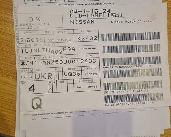 Бежевый Ниссан Мурано, объемом двигателя 3.5 л и пробегом 165 тыс. км за 5600 $, фото 36 на Automoto.ua