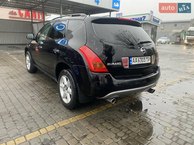 Черный Ниссан Мурано, объемом двигателя 3.5 л и пробегом 317 тыс. км за 5500 $, фото 3 на Automoto.ua