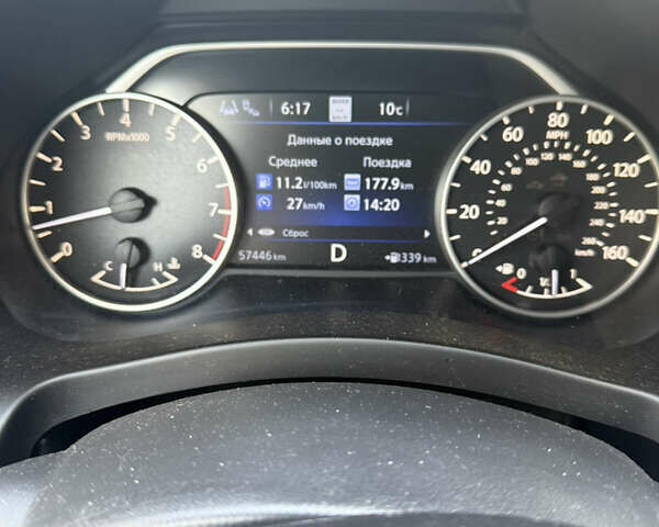 Черный Ниссан Мурано, объемом двигателя 3.5 л и пробегом 57 тыс. км за 21000 $, фото 7 на Automoto.ua