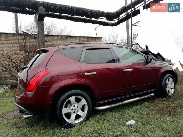Червоний Ніссан Мурано, об'ємом двигуна 3.5 л та пробігом 270 тис. км за 5950 $, фото 1 на Automoto.ua
