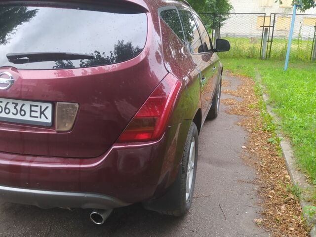 Красный Ниссан Мурано, объемом двигателя 3.5 л и пробегом 380 тыс. км за 7000 $, фото 3 на Automoto.ua