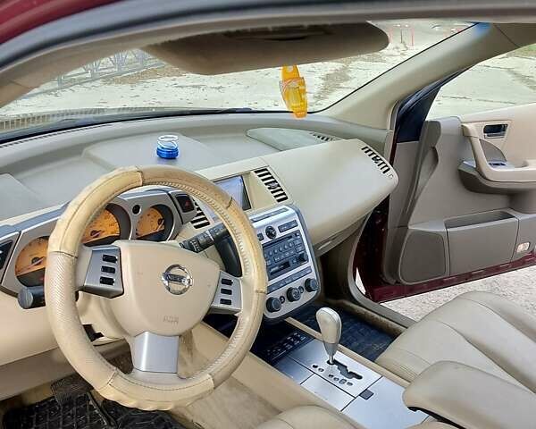 Червоний Ніссан Мурано, об'ємом двигуна 3.5 л та пробігом 270 тис. км за 5950 $, фото 7 на Automoto.ua