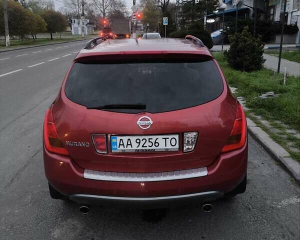 Красный Ниссан Мурано, объемом двигателя 3.5 л и пробегом 250 тыс. км за 5600 $, фото 4 на Automoto.ua