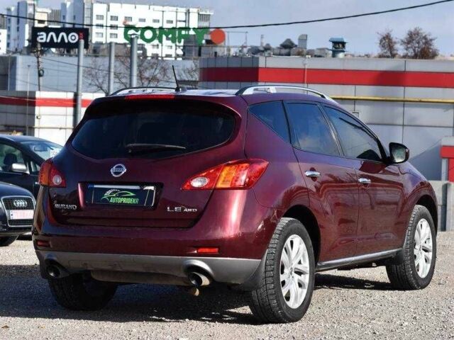 Червоний Ніссан Мурано, об'ємом двигуна 3.5 л та пробігом 201 тис. км за 10499 $, фото 1 на Automoto.ua