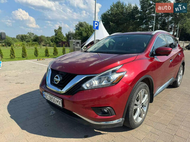 Красный Ниссан Мурано, объемом двигателя 3.5 л и пробегом 145 тыс. км за 16000 $, фото 7 на Automoto.ua