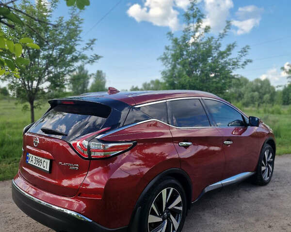 Красный Ниссан Мурано, объемом двигателя 3.5 л и пробегом 190 тыс. км за 18000 $, фото 5 на Automoto.ua