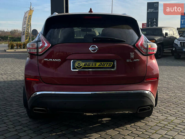 Красный Ниссан Мурано, объемом двигателя 3.5 л и пробегом 143 тыс. км за 18800 $, фото 5 на Automoto.ua