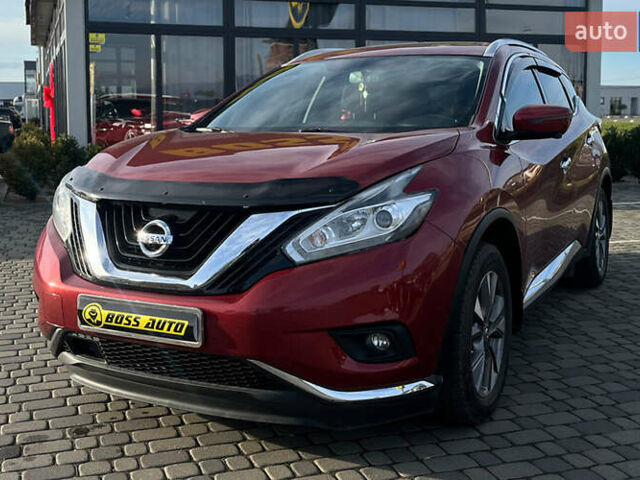 Красный Ниссан Мурано, объемом двигателя 3.5 л и пробегом 143 тыс. км за 18800 $, фото 2 на Automoto.ua