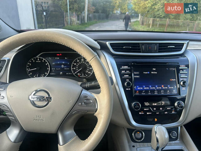 Красный Ниссан Мурано, объемом двигателя 3.5 л и пробегом 76 тыс. км за 19500 $, фото 5 на Automoto.ua