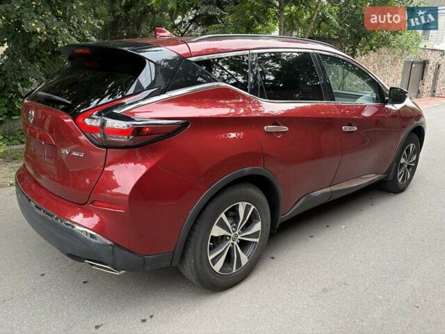 Красный Ниссан Мурано, объемом двигателя 3.5 л и пробегом 57 тыс. км за 17800 $, фото 2 на Automoto.ua