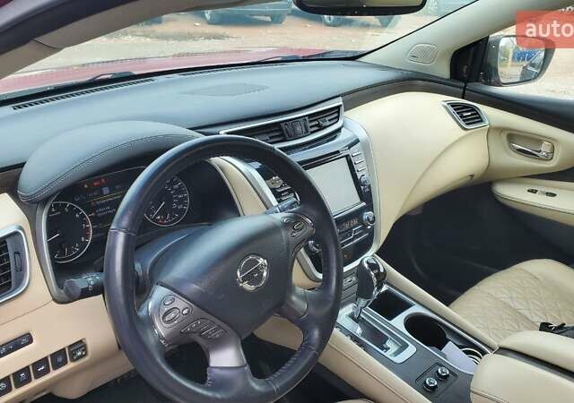 Красный Ниссан Мурано, объемом двигателя 3.5 л и пробегом 59 тыс. км за 20700 $, фото 6 на Automoto.ua