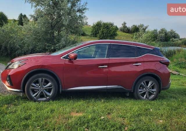 Красный Ниссан Мурано, объемом двигателя 3.5 л и пробегом 59 тыс. км за 20700 $, фото 1 на Automoto.ua