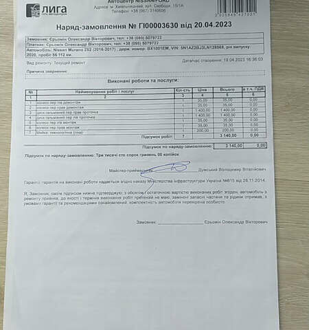 Сірий Ніссан Мурано, об'ємом двигуна 3.5 л та пробігом 63 тис. км за 21600 $, фото 10 на Automoto.ua