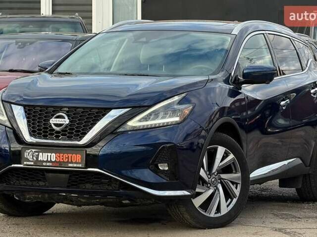 Синий Ниссан Мурано, объемом двигателя 3.5 л и пробегом 102 тыс. км за 19500 $, фото 1 на Automoto.ua