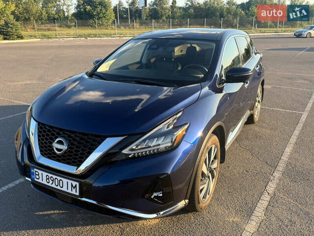 Синий Ниссан Мурано, объемом двигателя 3.5 л и пробегом 76 тыс. км за 23700 $, фото 1 на Automoto.ua