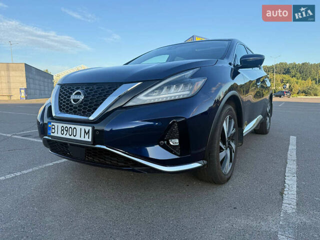 Синий Ниссан Мурано, объемом двигателя 3.5 л и пробегом 76 тыс. км за 23700 $, фото 3 на Automoto.ua