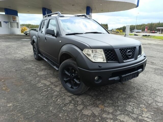 Черный Ниссан Навара, объемом двигателя 2.5 л и пробегом 333 тыс. км за 4700 $, фото 7 на Automoto.ua