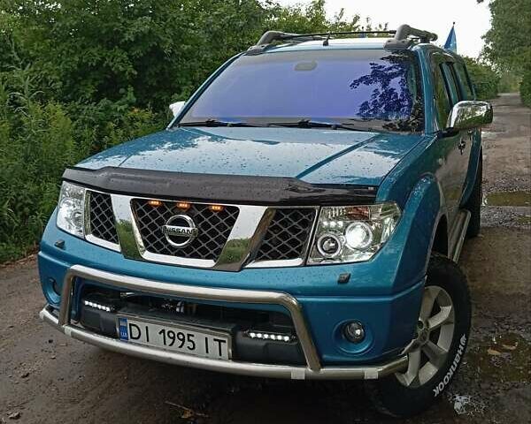 Синій Ніссан Навара, об'ємом двигуна 2.49 л та пробігом 230 тис. км за 14500 $, фото 1 на Automoto.ua
