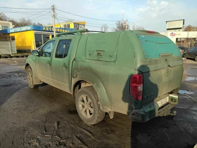 Зеленый Ниссан Навара, объемом двигателя 2.5 л и пробегом 167 тыс. км за 5906 $, фото 1 на Automoto.ua