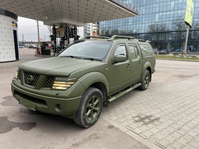 Зеленый Ниссан Навара, объемом двигателя 2.5 л и пробегом 186 тыс. км за 5600 $, фото 1 на Automoto.ua