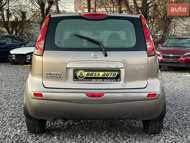 Коричневый Ниссан Ноут, объемом двигателя 1.39 л и пробегом 117 тыс. км за 6999 $, фото 4 на Automoto.ua