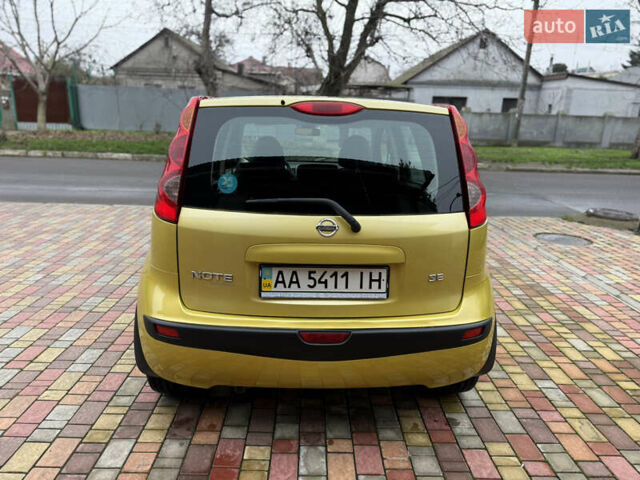 Желтый Ниссан Ноут, объемом двигателя 1.6 л и пробегом 113 тыс. км за 6700 $, фото 2 на Automoto.ua