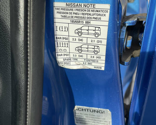 Синій Ніссан Ноут, об'ємом двигуна 1.39 л та пробігом 236 тис. км за 4555 $, фото 16 на Automoto.ua