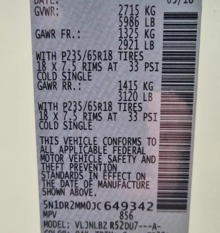 Білий Ніссан Патфайндер, об'ємом двигуна 3.5 л та пробігом 69 тис. км за 17800 $, фото 11 на Automoto.ua