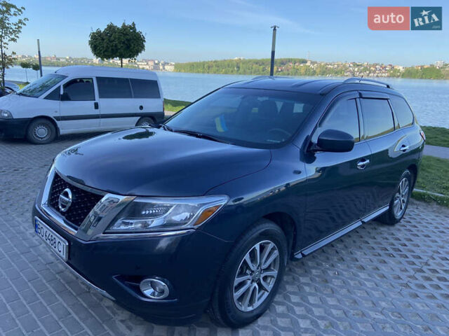 Синий Ниссан Патфайндер, объемом двигателя 3.5 л и пробегом 162 тыс. км за 12500 $, фото 3 на Automoto.ua