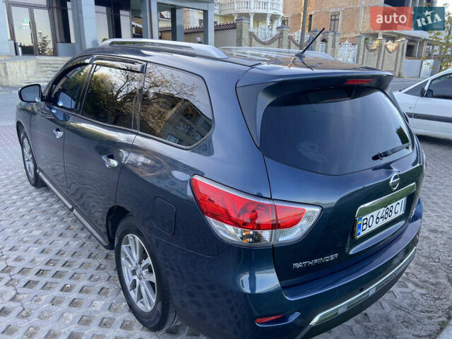 Синий Ниссан Патфайндер, объемом двигателя 3.5 л и пробегом 162 тыс. км за 12500 $, фото 5 на Automoto.ua