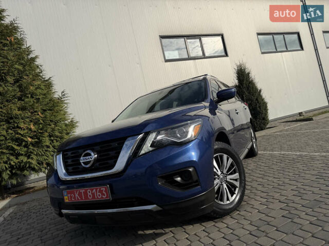 Синий Ниссан Патфайндер, объемом двигателя 3.5 л и пробегом 84 тыс. км за 19800 $, фото 102 на Automoto.ua