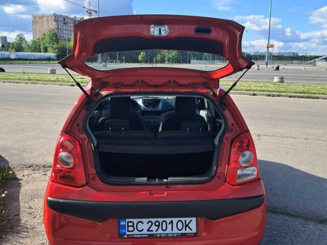 Красный Ниссан Пиксо, объемом двигателя 1 л и пробегом 180 тыс. км за 3850 $, фото 3 на Automoto.ua