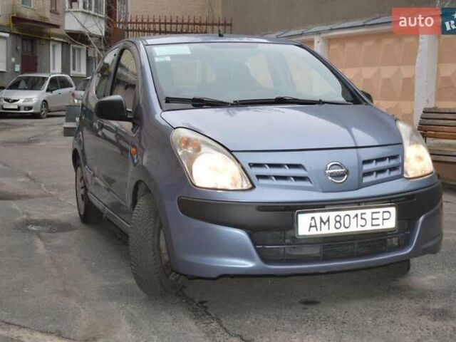 Синий Ниссан Пиксо, объемом двигателя 1 л и пробегом 157 тыс. км за 4300 $, фото 2 на Automoto.ua