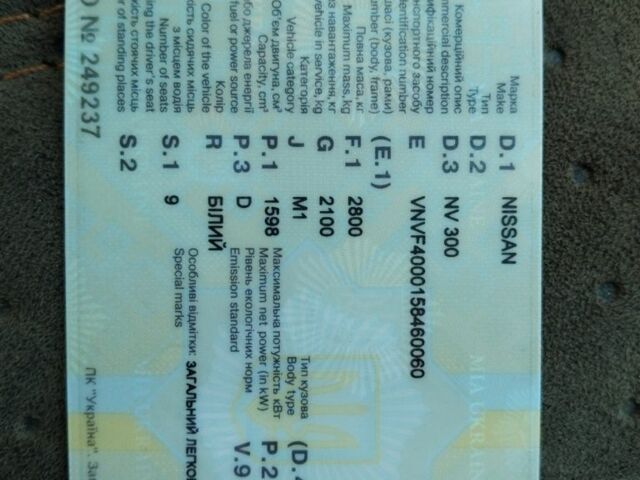 Белый Ниссан Примастар, объемом двигателя 1.6 л и пробегом 289 тыс. км за 13999 $, фото 23 на Automoto.ua