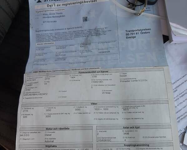 Ниссан Примастар, объемом двигателя 2 л и пробегом 217 тыс. км за 11850 $, фото 136 на Automoto.ua
