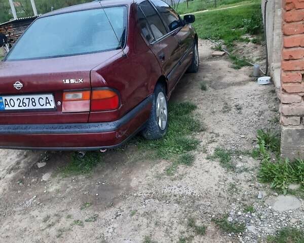 Красный Ниссан Примера, объемом двигателя 1.77 л и пробегом 522 тыс. км за 1600 $, фото 3 на Automoto.ua