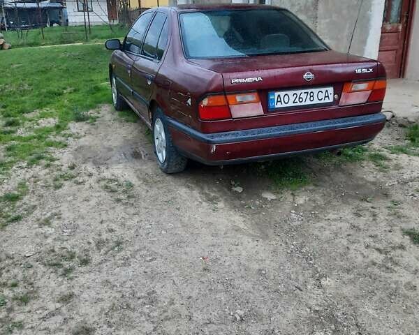 Красный Ниссан Примера, объемом двигателя 1.77 л и пробегом 522 тыс. км за 1600 $, фото 2 на Automoto.ua