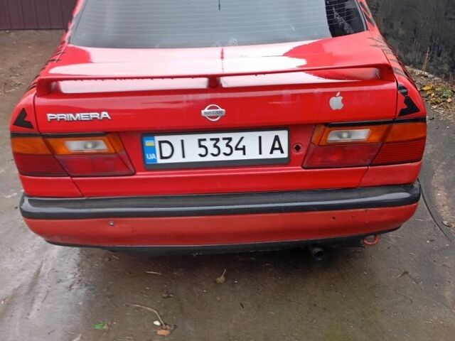 Красный Ниссан Примера, объемом двигателя 1.6 л и пробегом 250 тыс. км за 1200 $, фото 1 на Automoto.ua