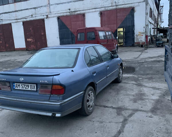 Синий Ниссан Примера, объемом двигателя 2 л и пробегом 300 тыс. км за 1600 $, фото 1 на Automoto.ua