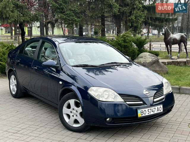 Синий Ниссан Примера, объемом двигателя 1.8 л и пробегом 195 тыс. км за 3000 $, фото 1 на Automoto.ua