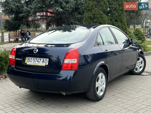 Синий Ниссан Примера, объемом двигателя 1.8 л и пробегом 195 тыс. км за 3000 $, фото 7 на Automoto.ua