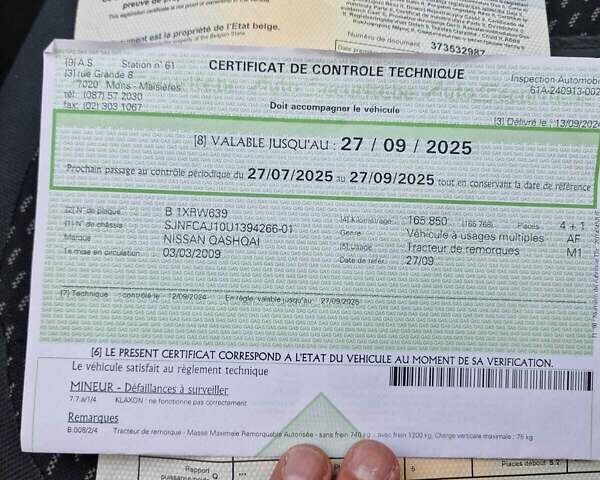 Белый Ниссан Кашкай, объемом двигателя 1.46 л и пробегом 183 тыс. км за 9599 $, фото 60 на Automoto.ua