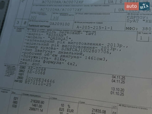 Белый Ниссан Кашкай, объемом двигателя 1.5 л и пробегом 220 тыс. км за 13500 $, фото 62 на Automoto.ua