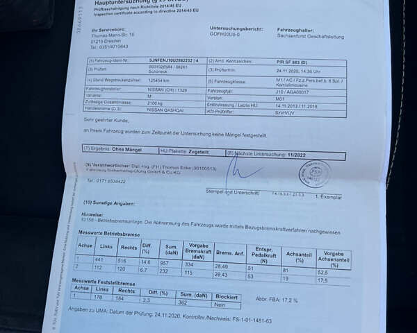 Белый Ниссан Кашкай, объемом двигателя 1.6 л и пробегом 182 тыс. км за 11399 $, фото 60 на Automoto.ua