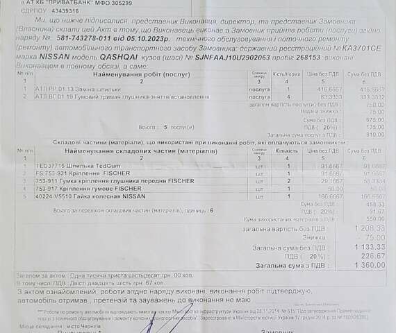 Білий Ніссан Кашкай, об'ємом двигуна 1.6 л та пробігом 295 тис. км за 10500 $, фото 31 на Automoto.ua