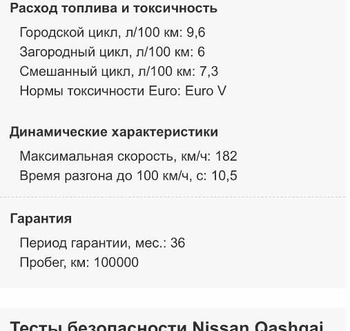 Білий Ніссан Кашкай, об'ємом двигуна 0 л та пробігом 36 тис. км за 19500 $, фото 36 на Automoto.ua